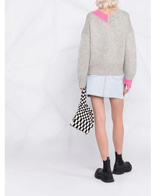 Helmut Lang Denim Rok in het Blue