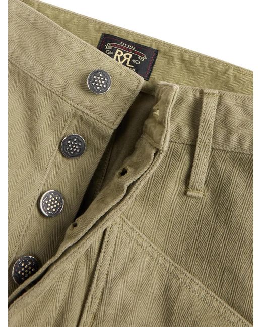 Pantalones Con Cinturón RRL de color Green