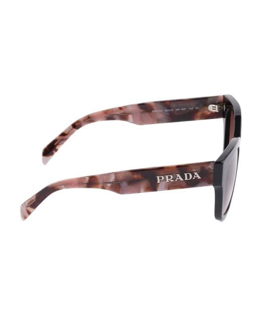 Prada Black Logo Cat-Eye Sunglasses