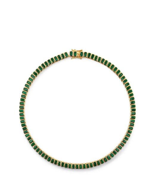 Lady D World Metallic Emerald-Cut Crystal-Embellished Necklace