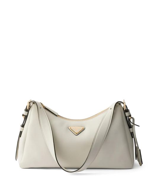 Bolso De Hombro Aimée Mediano Prada de color Gray