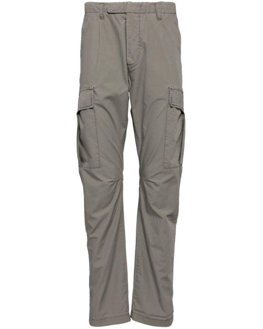 Private Stock Gray The Patrick Cotton Cargo Trousers for men