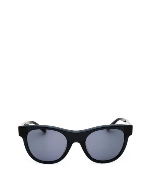 DKNY Black Round-Frame Sunglasses