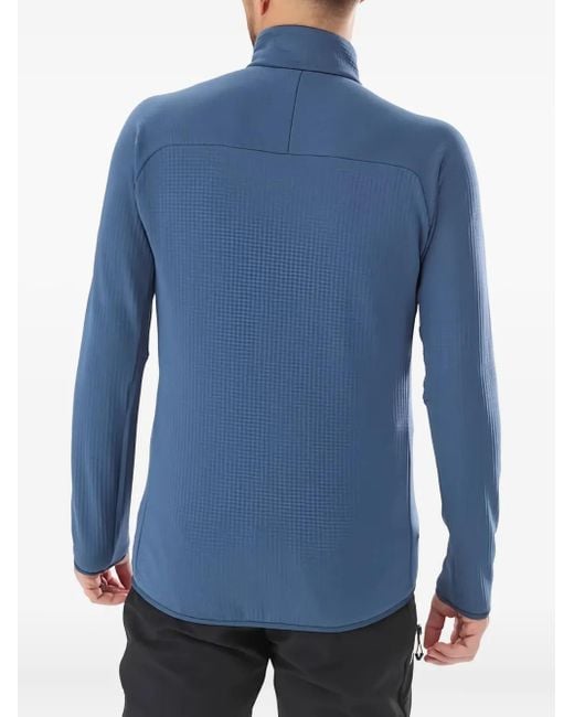 Pascal Millet Blue Fusion Grid-Panel Jacket