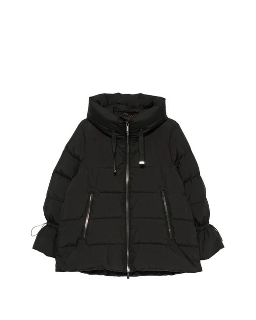 Moorer Black Gadia Puffer Jacket