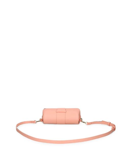 Lacoste Pink Logo-Plaque Crossobody Bag