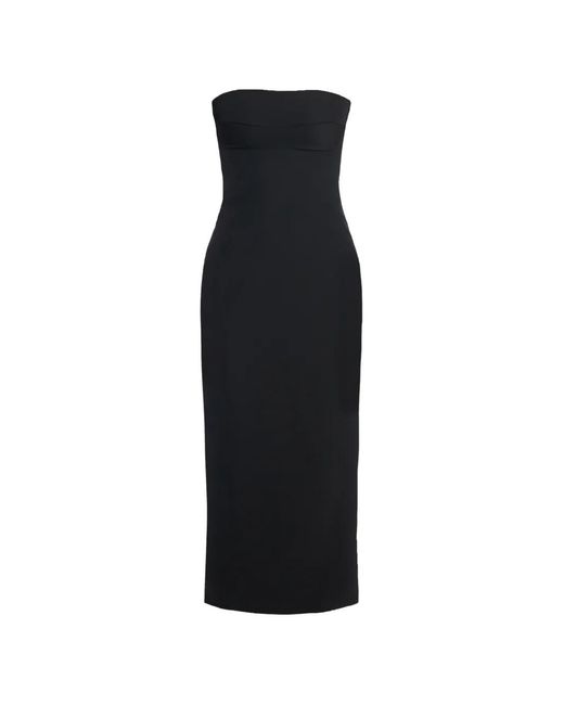 Axel 113 Black Margot Strapless Midi Dress