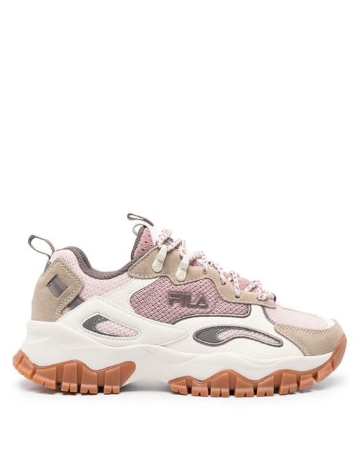 Fila Pink Ray Tracer mesh sneakers