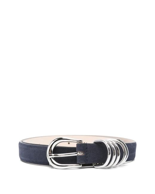 DEHANCHE White Ceinture Hollyock En Daim