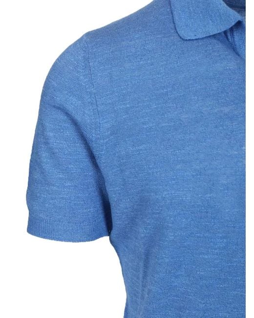 Al Duca D'aosta Blue T-Shirt À Manches Courtes for men