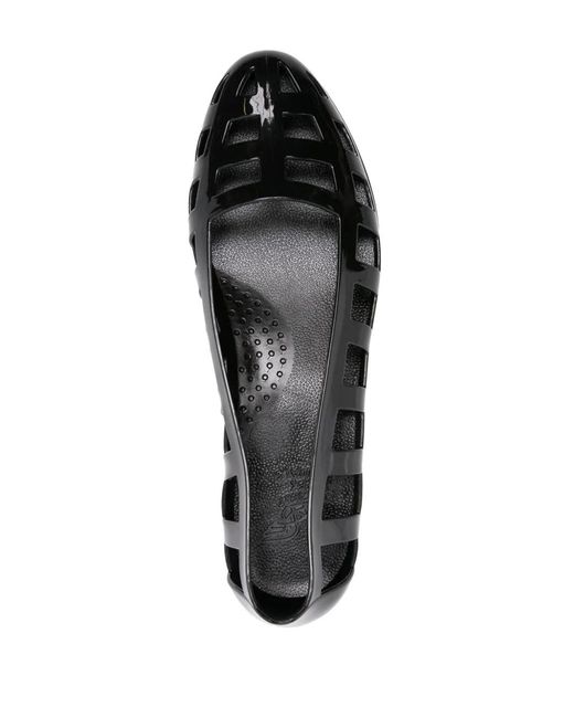 Ancient Greek Sandals Black Elli Jelly Ballet Flats