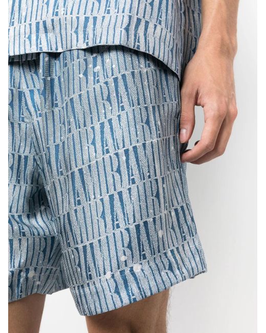 Amiri Blue Gradient Drawstring Shorts for men