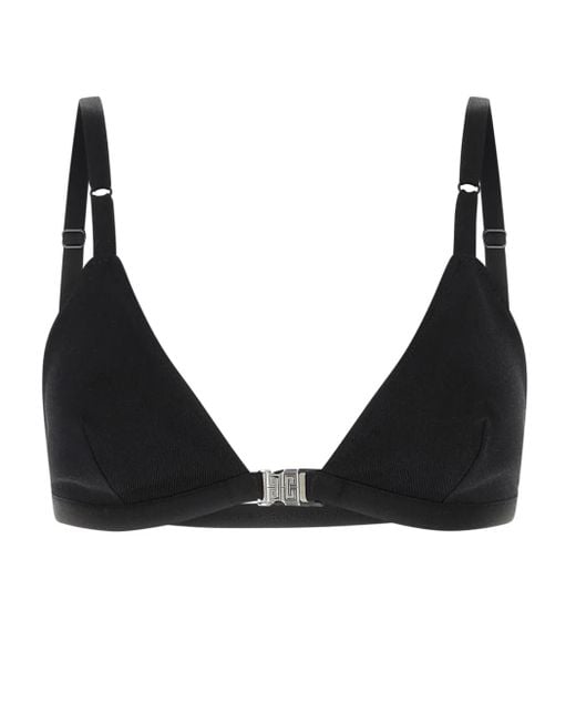 Givenchy Black 4G Triangle Bra