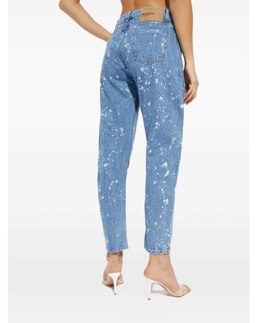 One Teaspoon Blue Tie-Dye Jeans