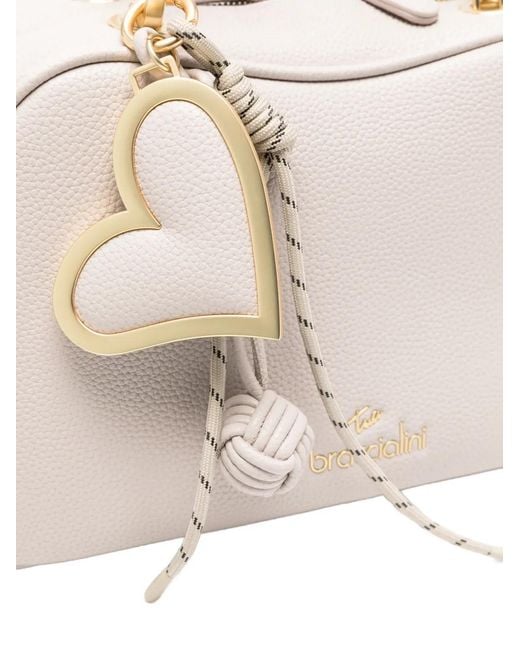 Braccialini Natural Candy Heart-Charm Tote Bag