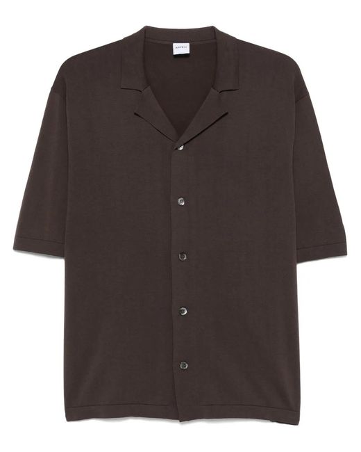 Aspesi Black Cotton Shirt for men