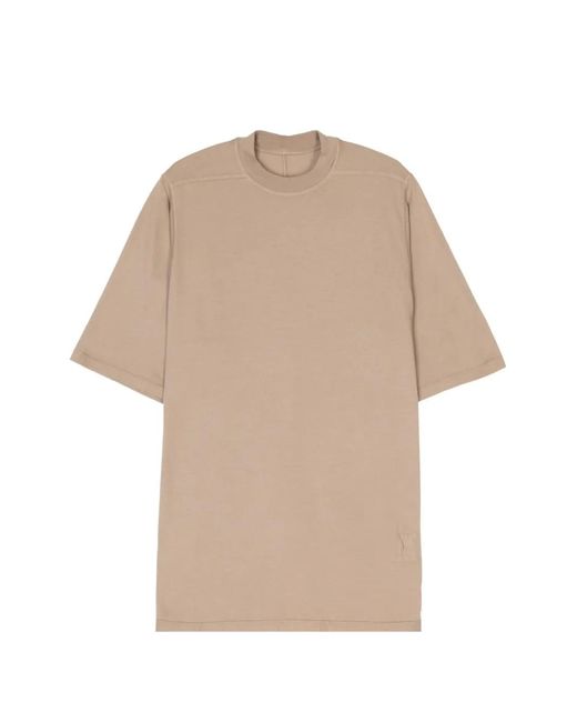 Rick Owens Natural Short-Sleeve T-Shirt
