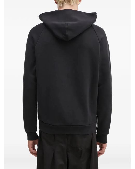 Napapijri Black Logo-Print Hoodie for men