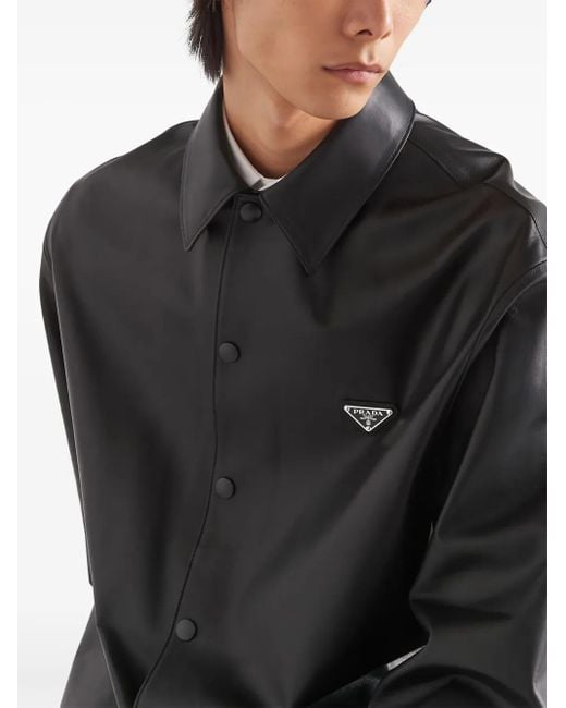 Camicia di Prada in Black da Uomo