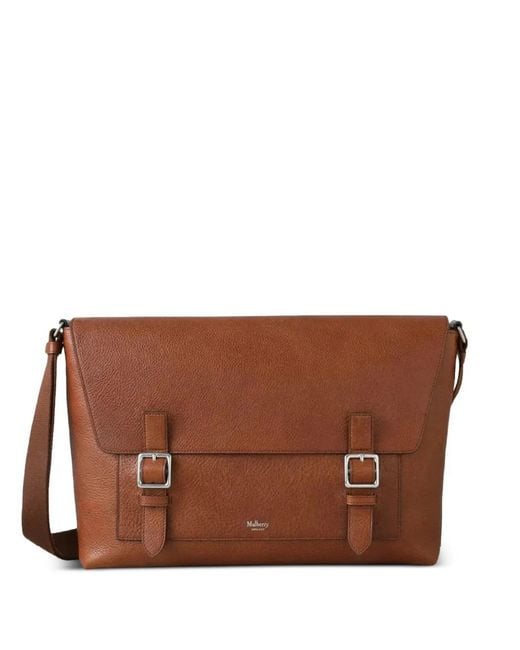 Mulberry Brown Chiltern Messenger Bag for men