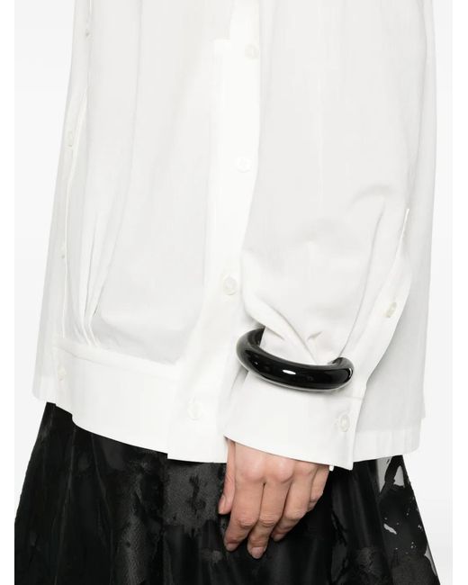 Issey Miyake White Odd Shirt