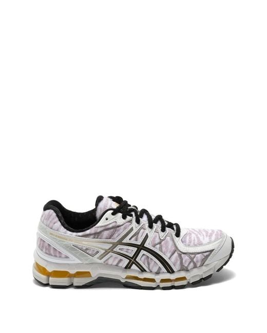 KENZO White X Asics Gel-Kayano 20 Tiger-Pattern Sneakers for men