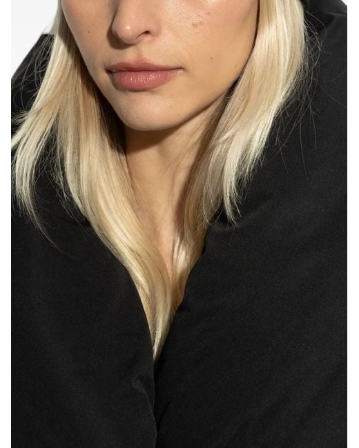 Moschino Black Logo-detail Beanie Hat