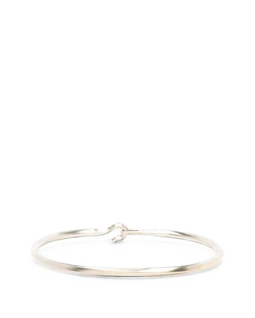 Werkstatt:münchen White Side Hook Twisted Bangle