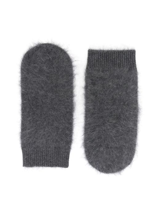 Lisa Yang Gray Cashmere Gloves