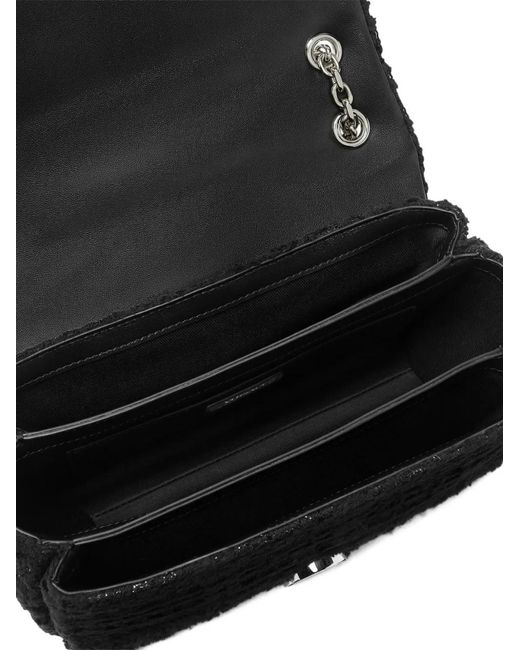 Versace Black Kleio Chain-Strap Cross Body Bag