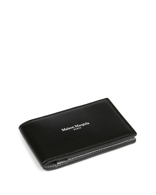 Maison Margiela Black Logo-Print Cardholder