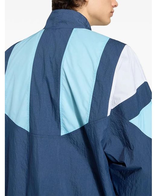 Adidas Blue Argentina Eqt Panelled Jacket for men