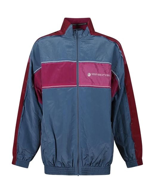 Martine Rose Blue Layered Sports Jacket for men