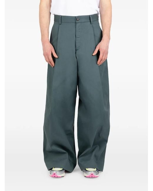 Pantaloni A Gamba Ampia di Societe Anonyme in Blue da Uomo