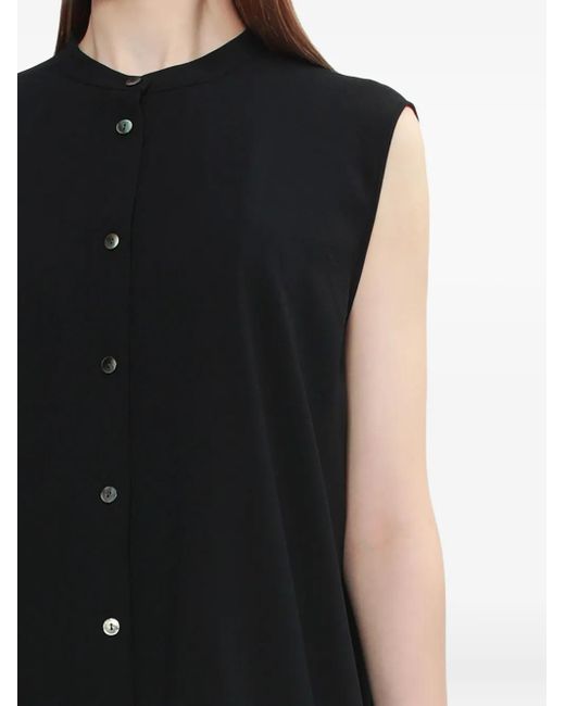 Enfold Black Ärmelloses Hemd