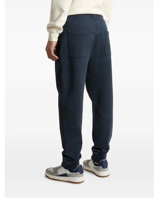 Woolrich Blue Cotton Track Pants for men