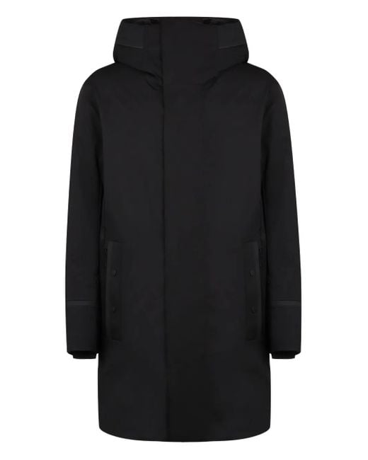 Fusalp Kapuzenparka mit geknöpften Taschen in Black für Herren
