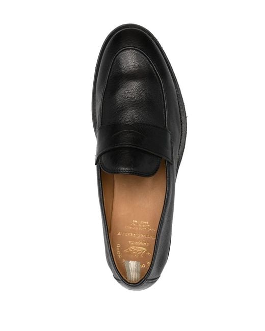 Officine Creative Black Opera Flexi 101 Strap Loafers for men