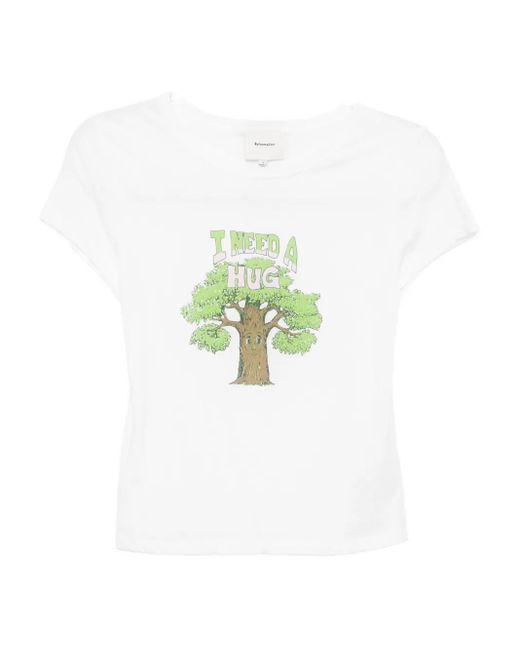 Reformation Max Tシャツ White