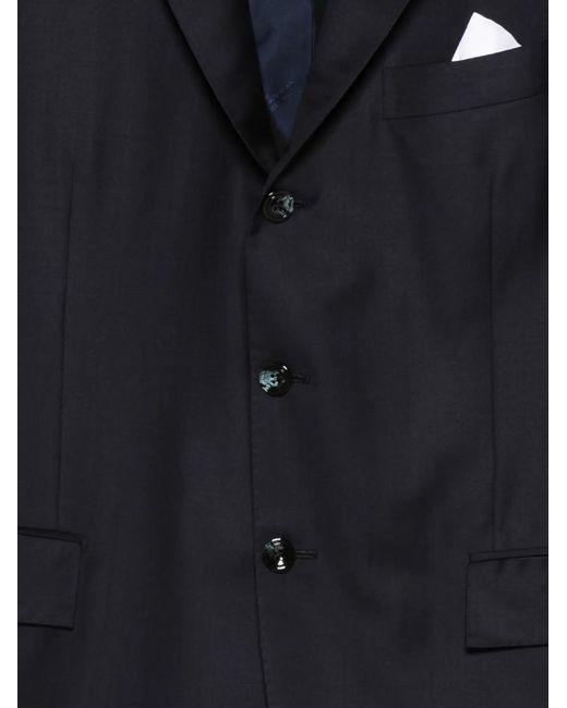 Kiton Blue Button Suit for men