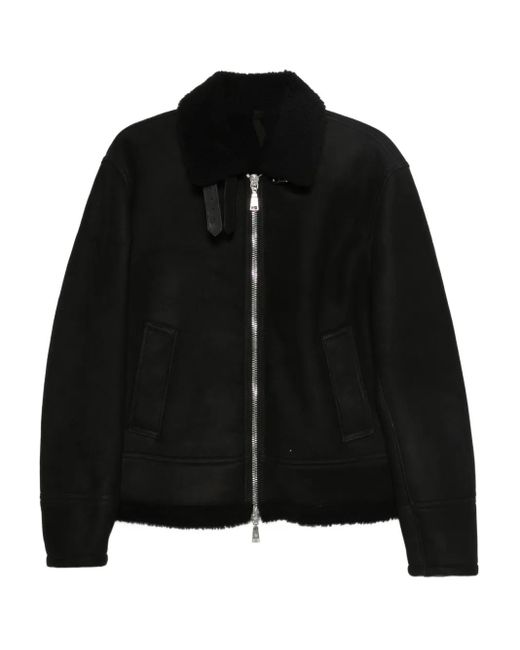 Tagliatore Black Suede Jacket for men