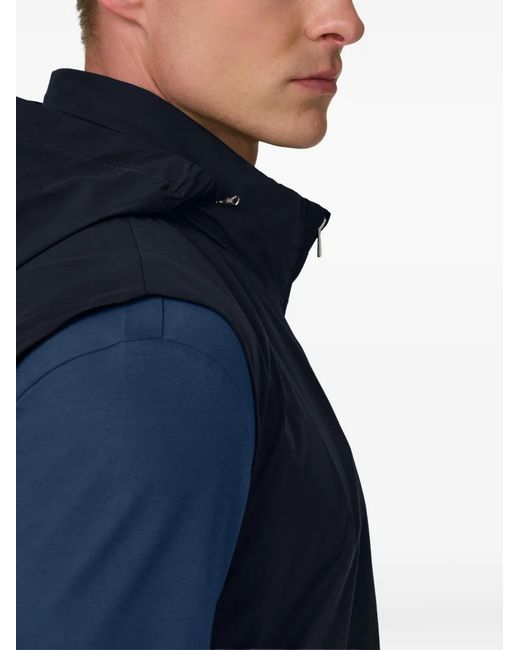 Boggi Blue Gilet À Fermeture Zippée for men