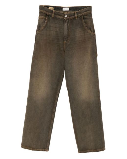 TRUE AVENUE Green Straight-Leg Jeans