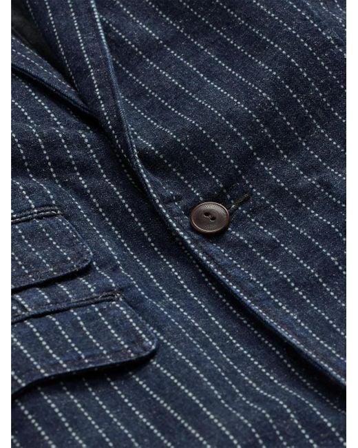 RRL Blue Sloane Blazer