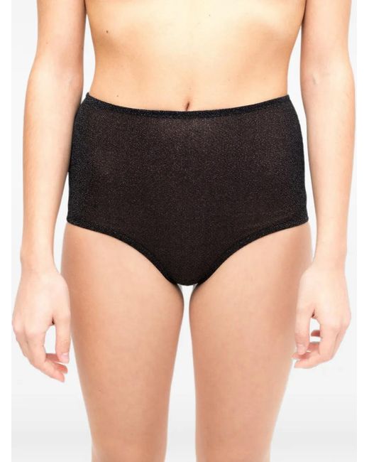 Laura Urbinati Black High-Waisted Briefs
