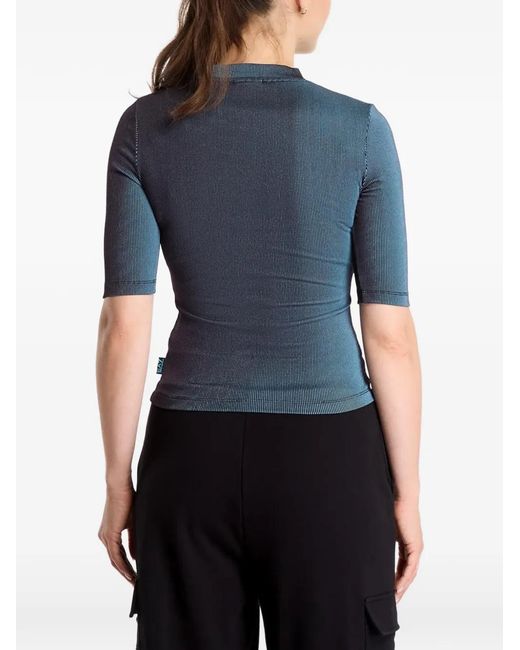 EA7 Blue Technical Jersey Slim-Fit T-Shirt