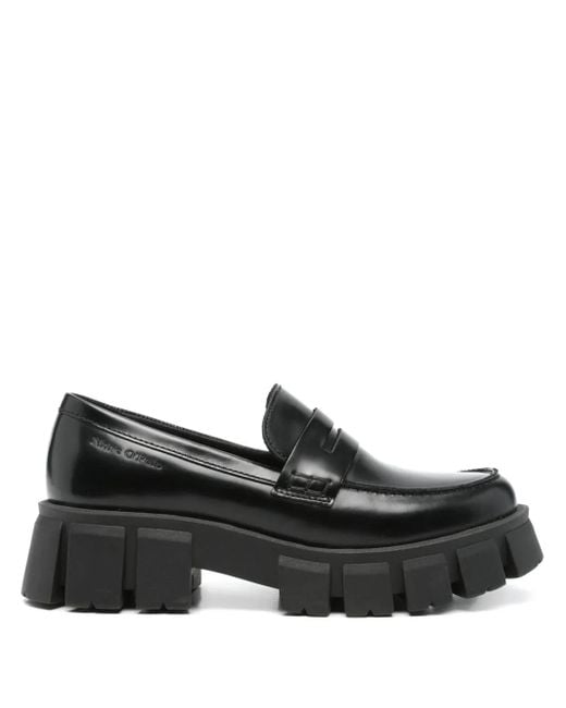 Marc O' Polo Black 50Mm Lisbet Leather Loafers