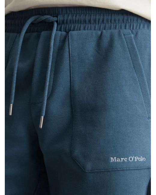 Marc O' Polo Blue Drawstring Pocketed Shorts for men