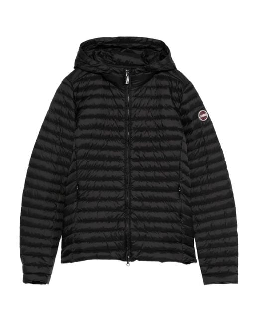 Colmar Black Quilted Hooded Jacket