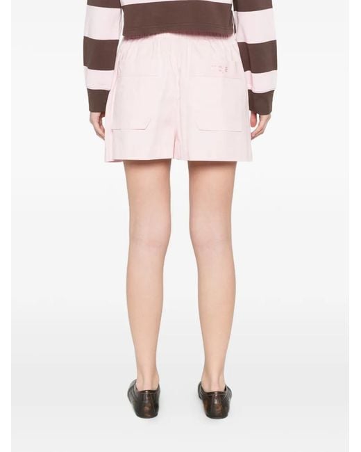 Maje Pink Cotton Shorts